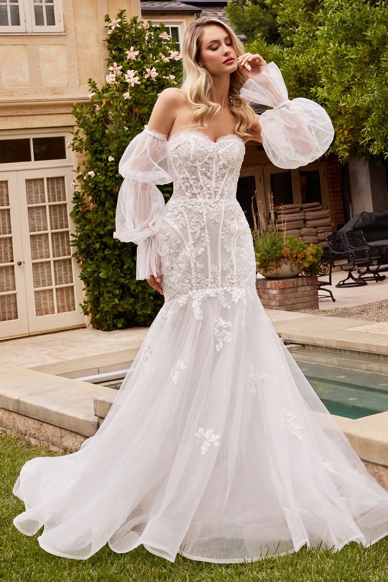 Corset mermaid outlet wedding dress