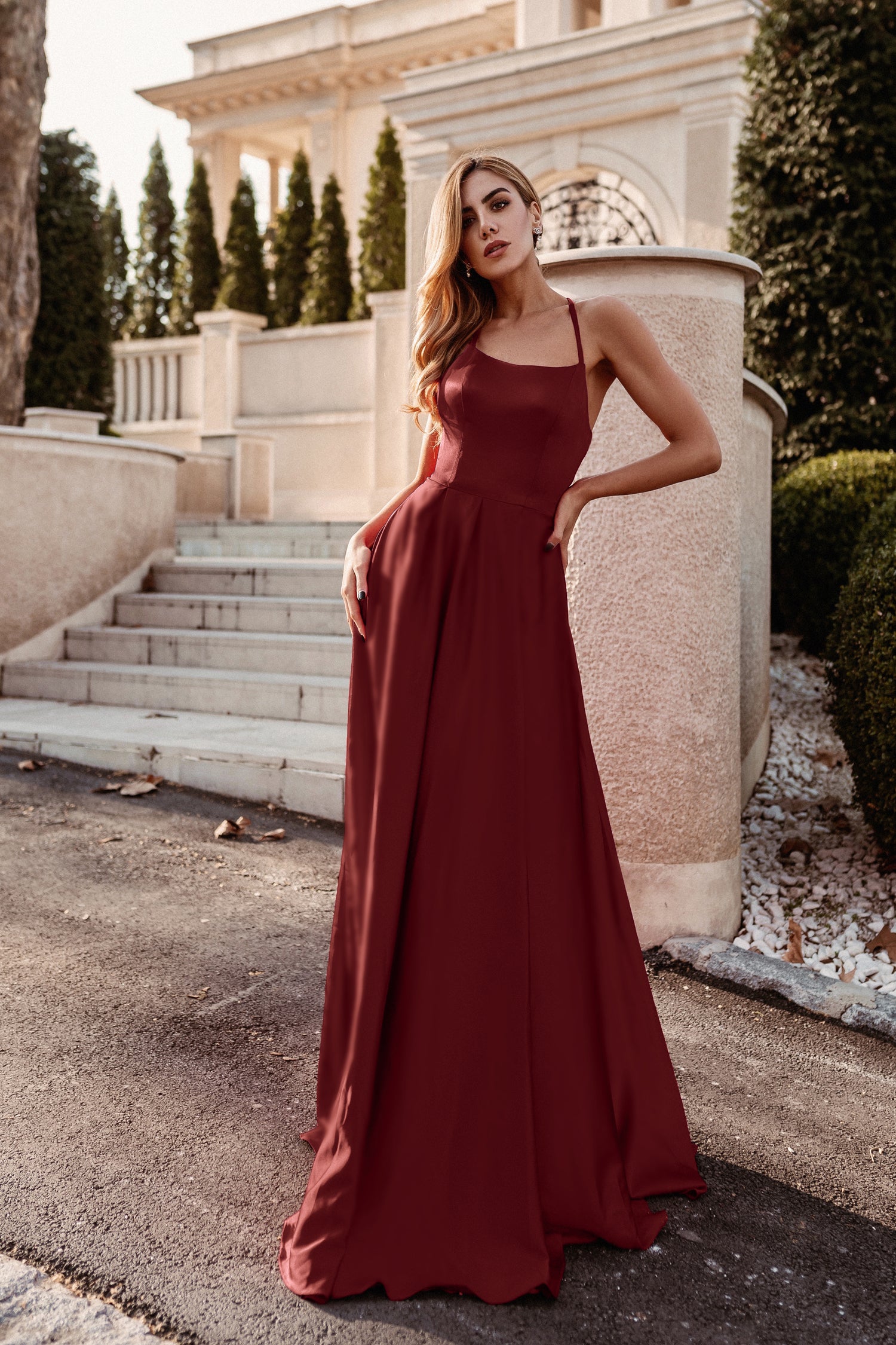 Wine 2024 evening gown