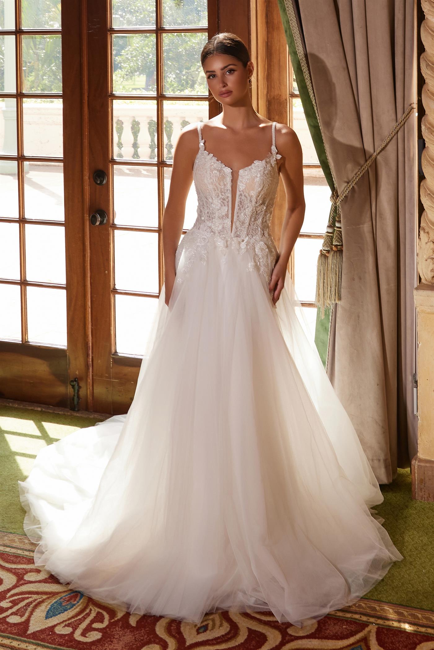 Noxanna Bridal CHANDI A Line Tulle Bridal & Wedding Dress