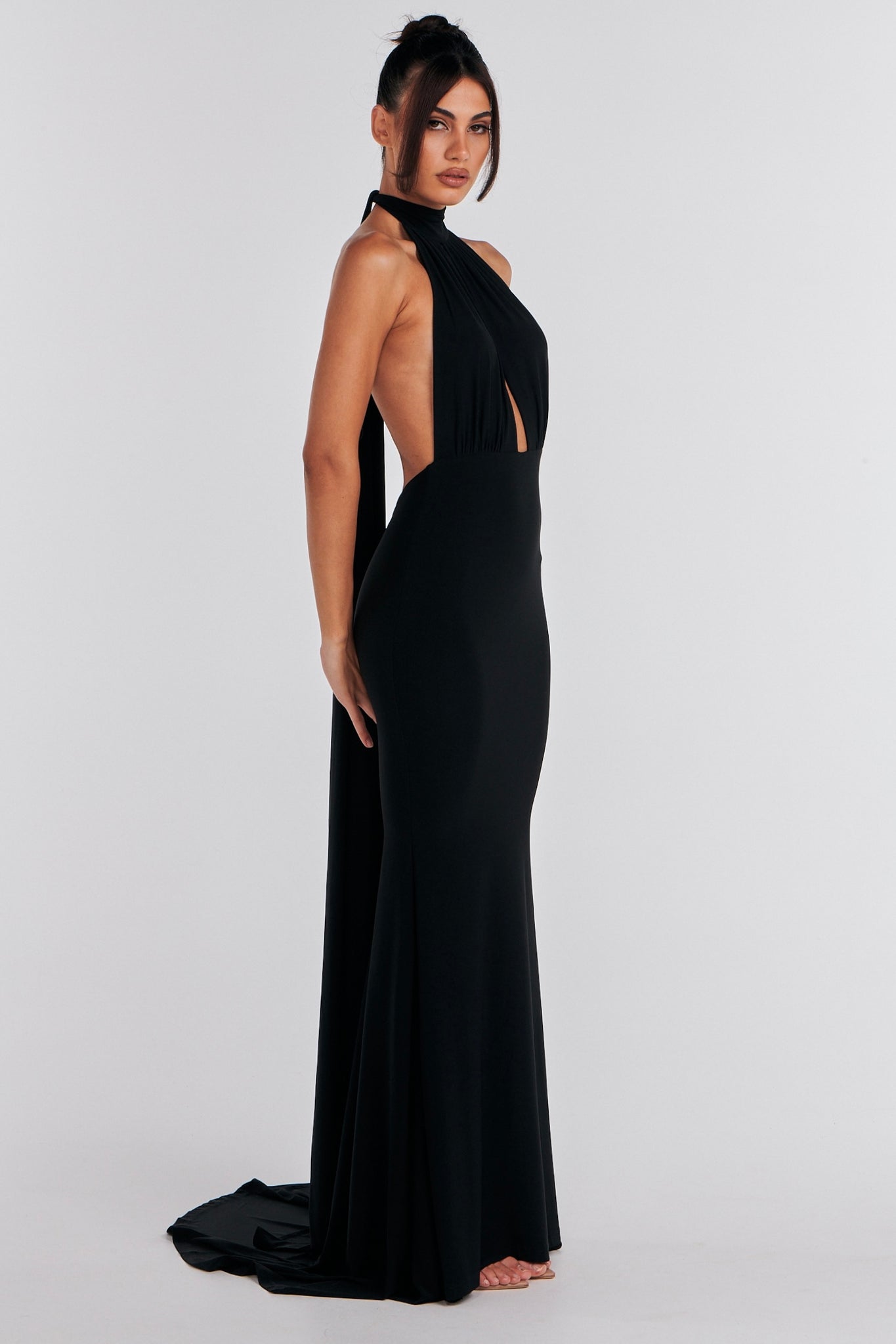 MELANI The Label LUCIA Keyhole Neckline Backless Bridesmaid Formal Gow