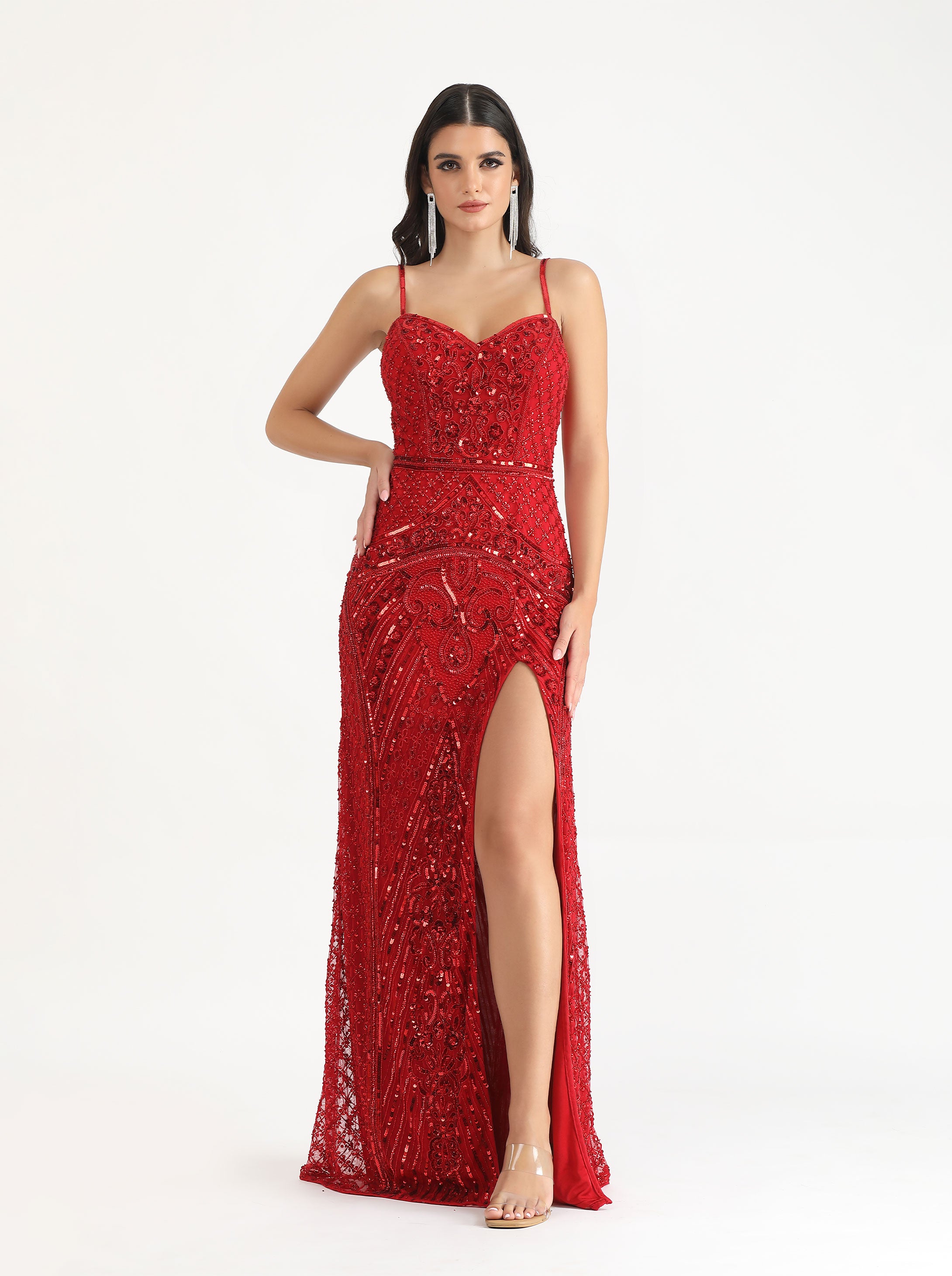 Belle Couture 9130 Beaded Couture Mermaid Prom & Formal Dress