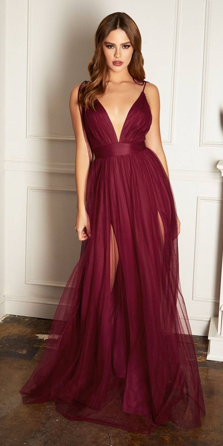 BEAU Tulle A-Line Semi Formal Dress