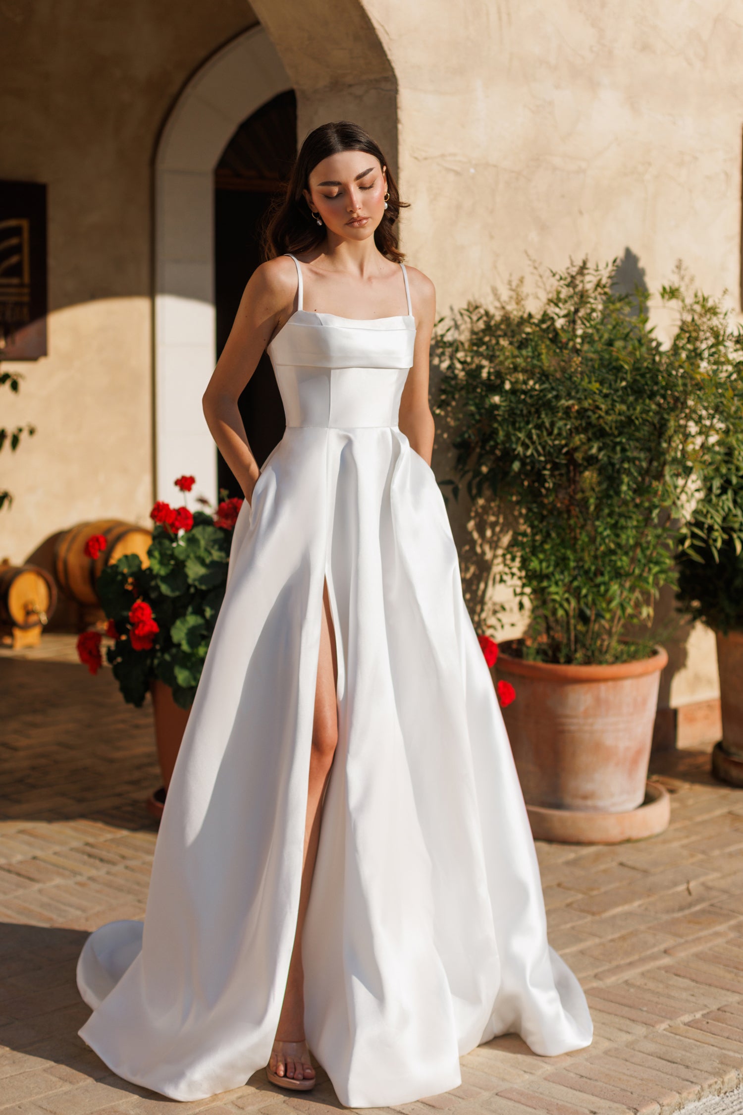 Tina Holly Couture Bridal TE305 NATALIA Mikado Satin Wedding Dress