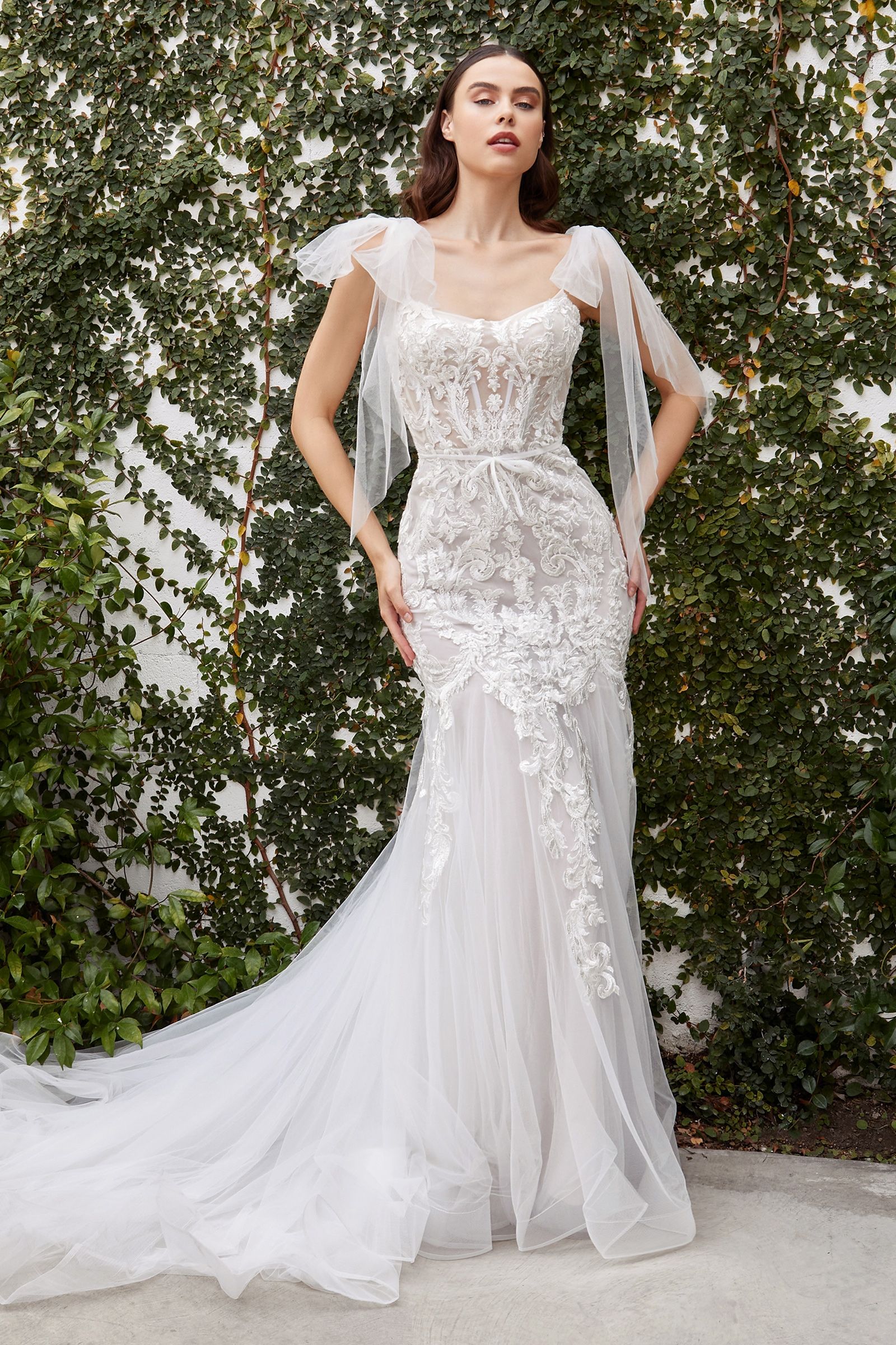 Boned wedding outlet dress