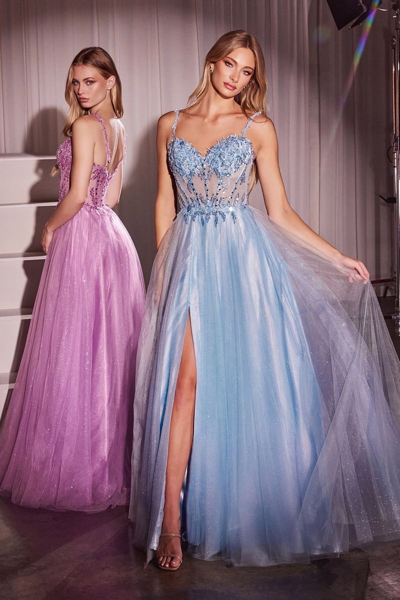 ANA Lace & Tulle A-Line Prom & Formal Dress