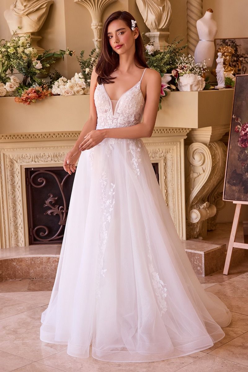 Divinity Bridal ELISA Layered Tulle A LIne Bridal Wedding Dress