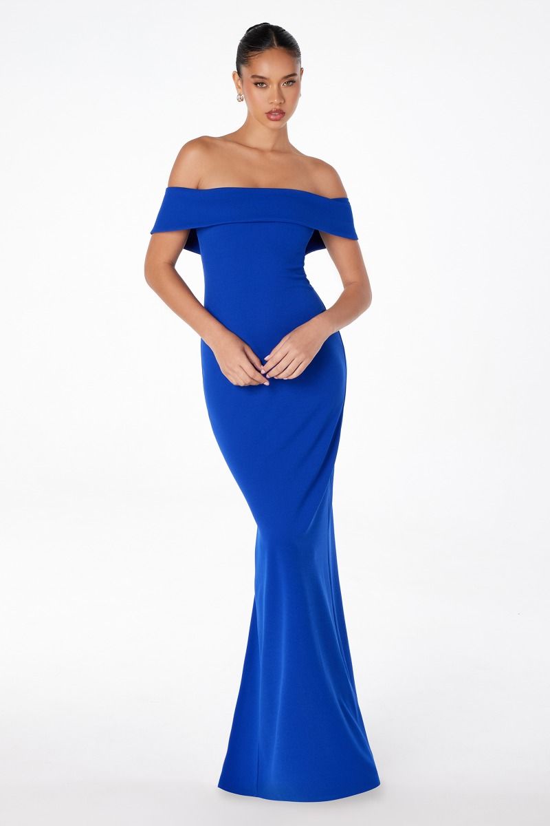 GRADY Off Shoulder Fitted Prom & Semi Formal Dress