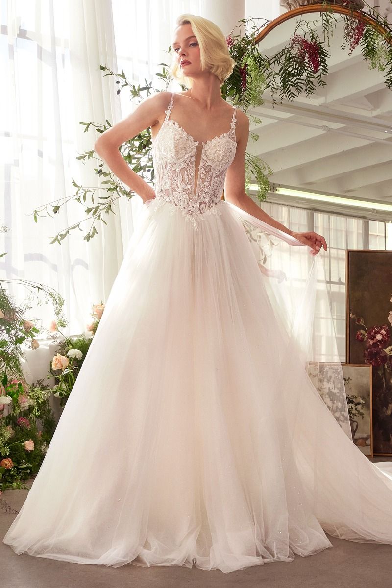 Divinity Bridal BRUNA Lace & Tulle Bridal Wedding Dress