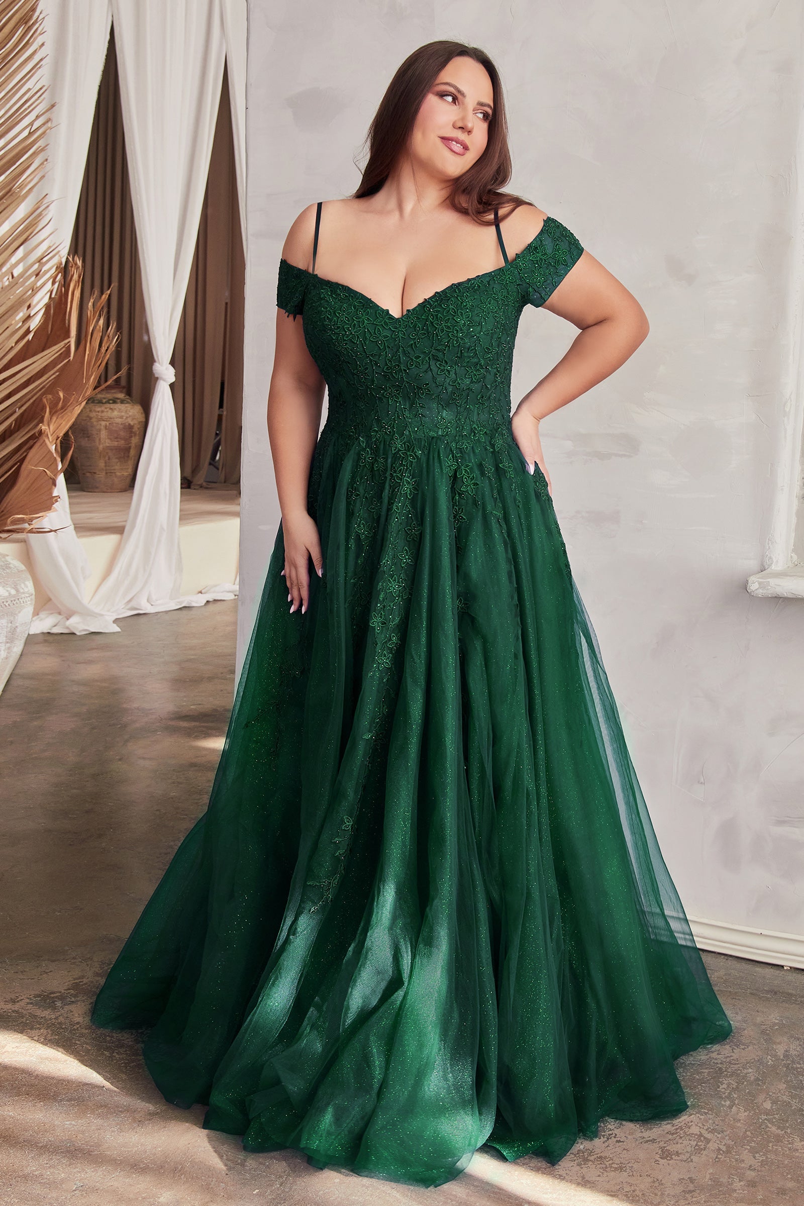 Plus size full length formal dresses best sale