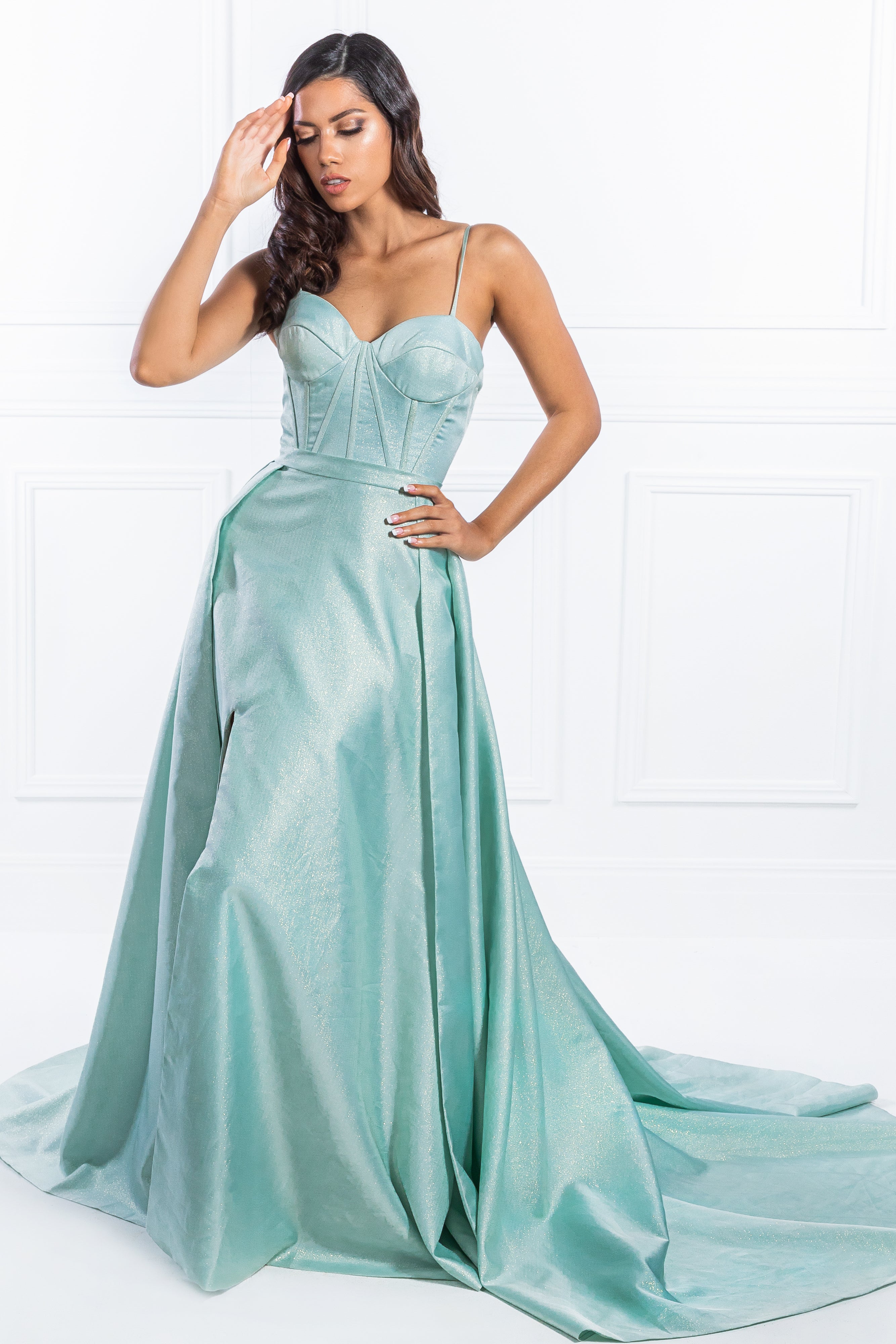 Seafoam green outlet formal dress