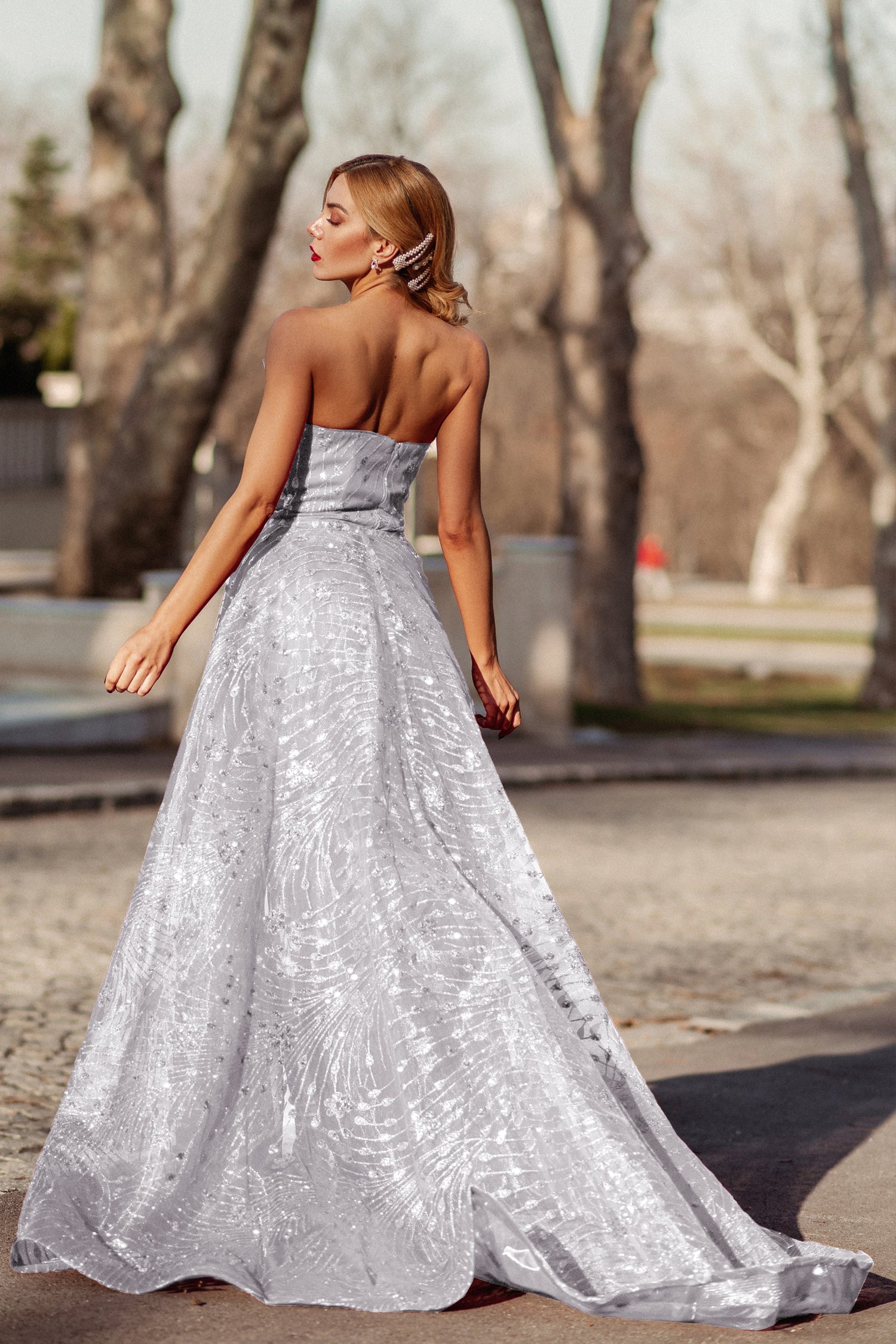 Glitter gala dress hotsell