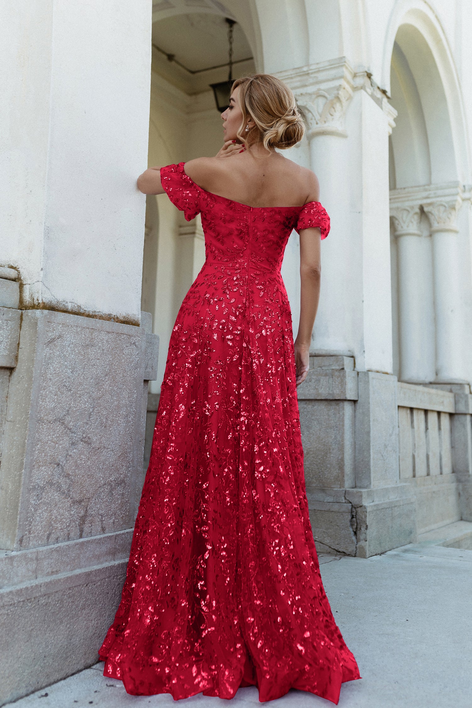 Ruby red hotsell formal dress