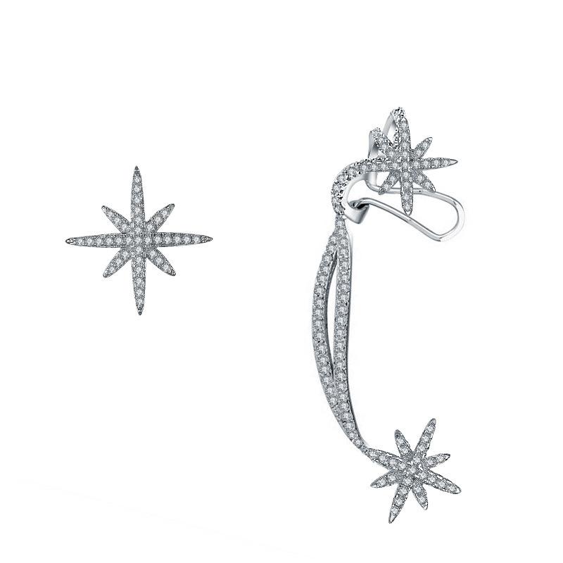 Wide Pave Diamond Ear Cuff